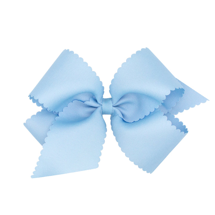 Wee Ones bow- king scallop bow MULT COLORS