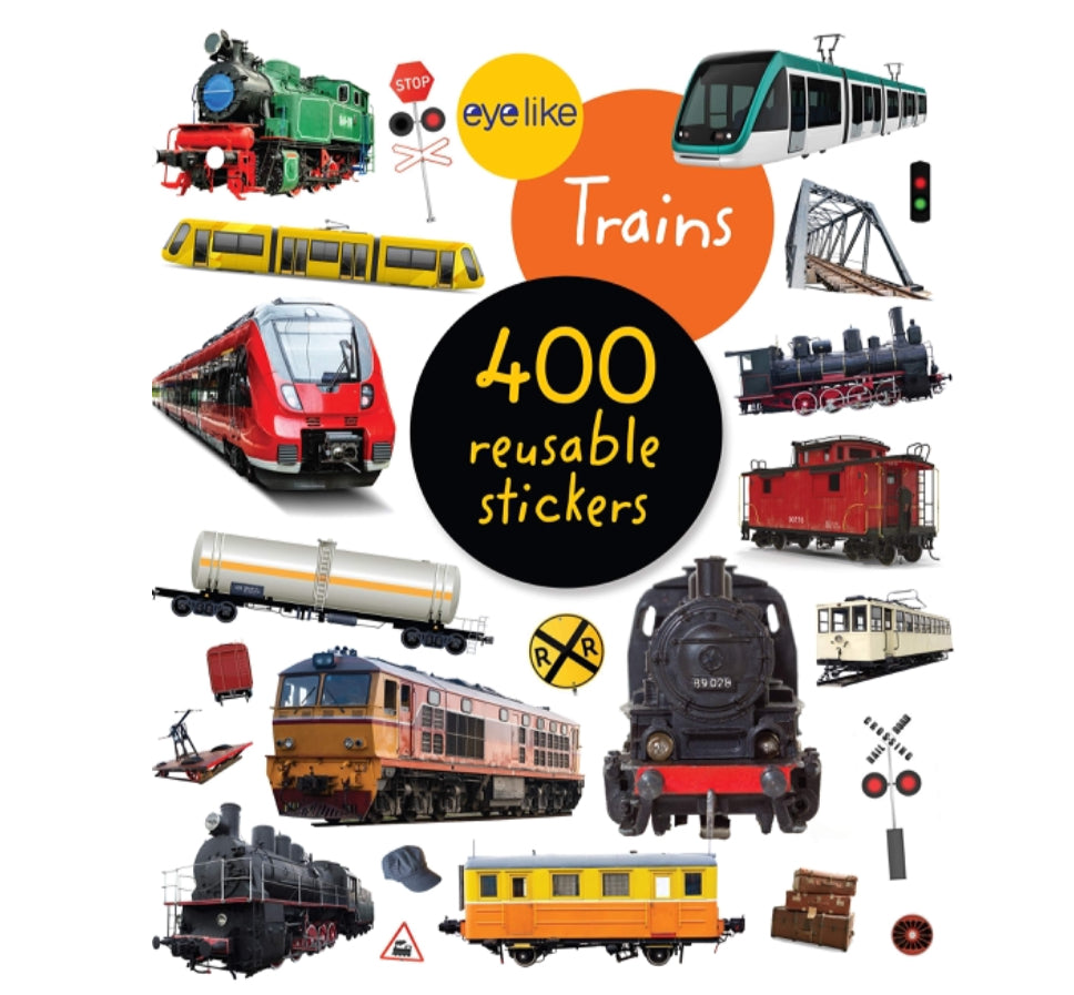 Eyelike stickers-trains