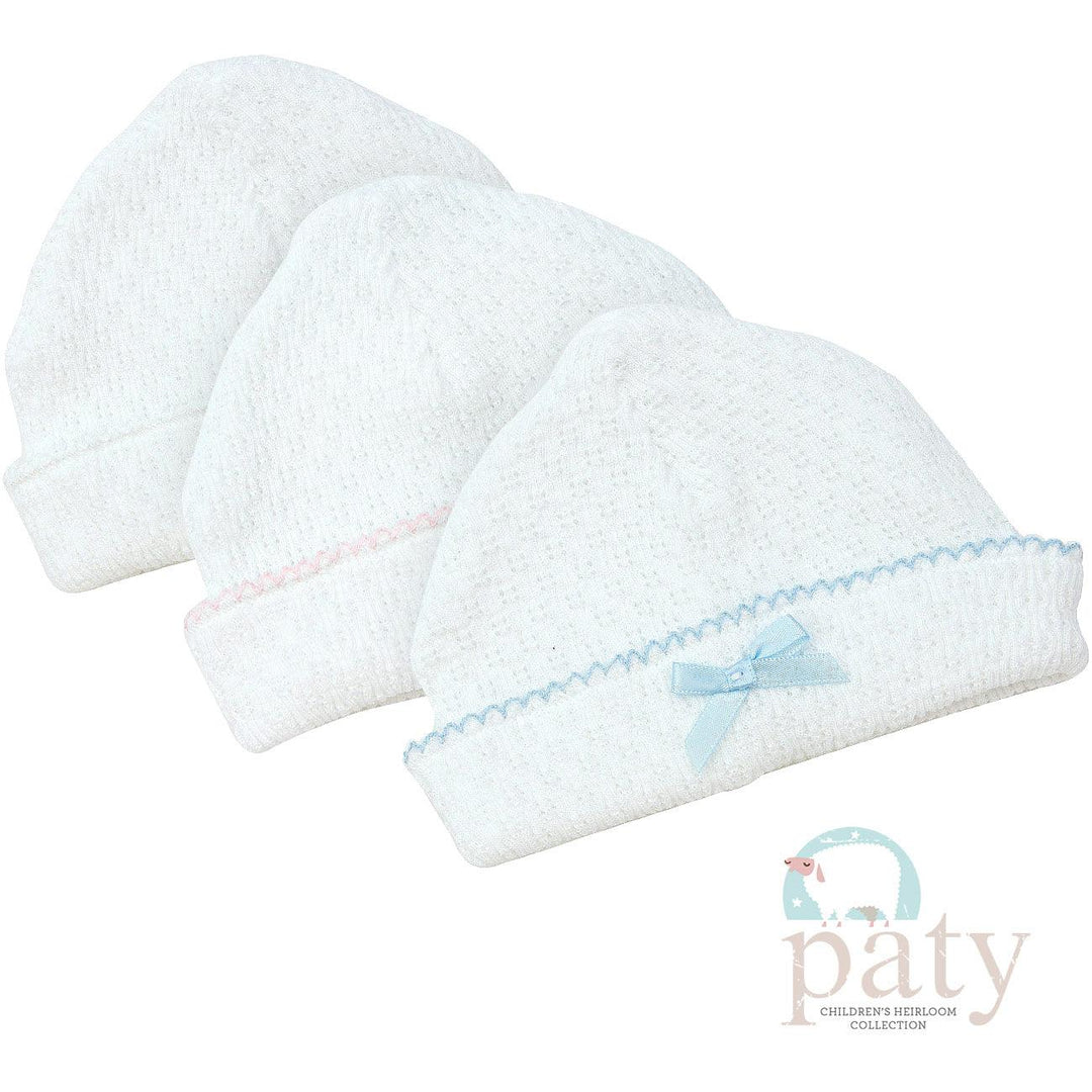 Paty baby hat with bow- mult colors - The Orange Iris 