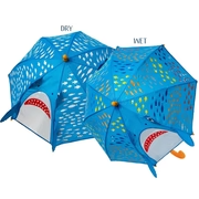 3D color changing shark umbrella