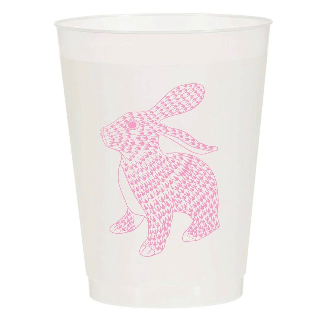 Pink bunny frost flex cups