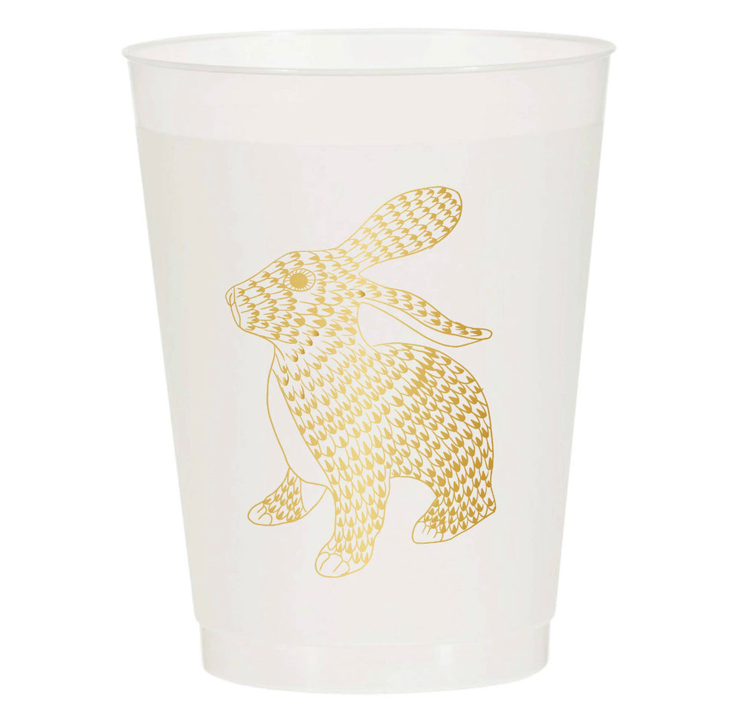 Gold bunny frost flex cups