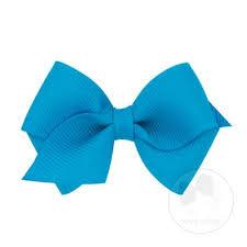 ST. LOUIS BLUES WEE ONES BLUES NOTE AND DOT PRINT MINI BOW