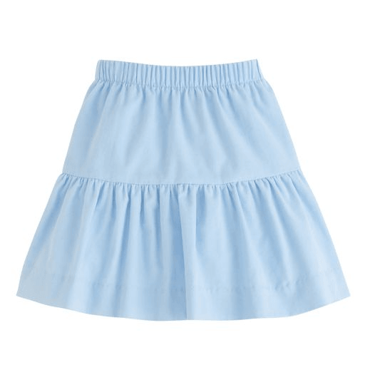 Jillian skirt- light blue corduroy - The Orange Iris 